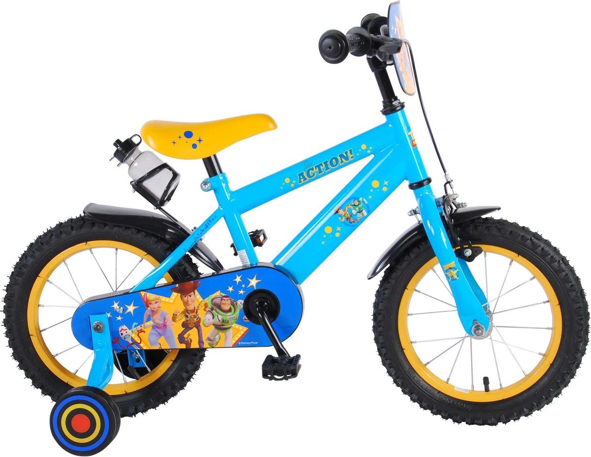 Disney Toy Story Kinderfiets - Jongens - 14 inch - Blauw