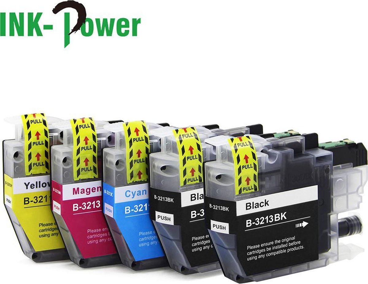 Inktcartridges voor Brother - LC3213 multipack van 5 kleuren voor Brother MFC-J491DW