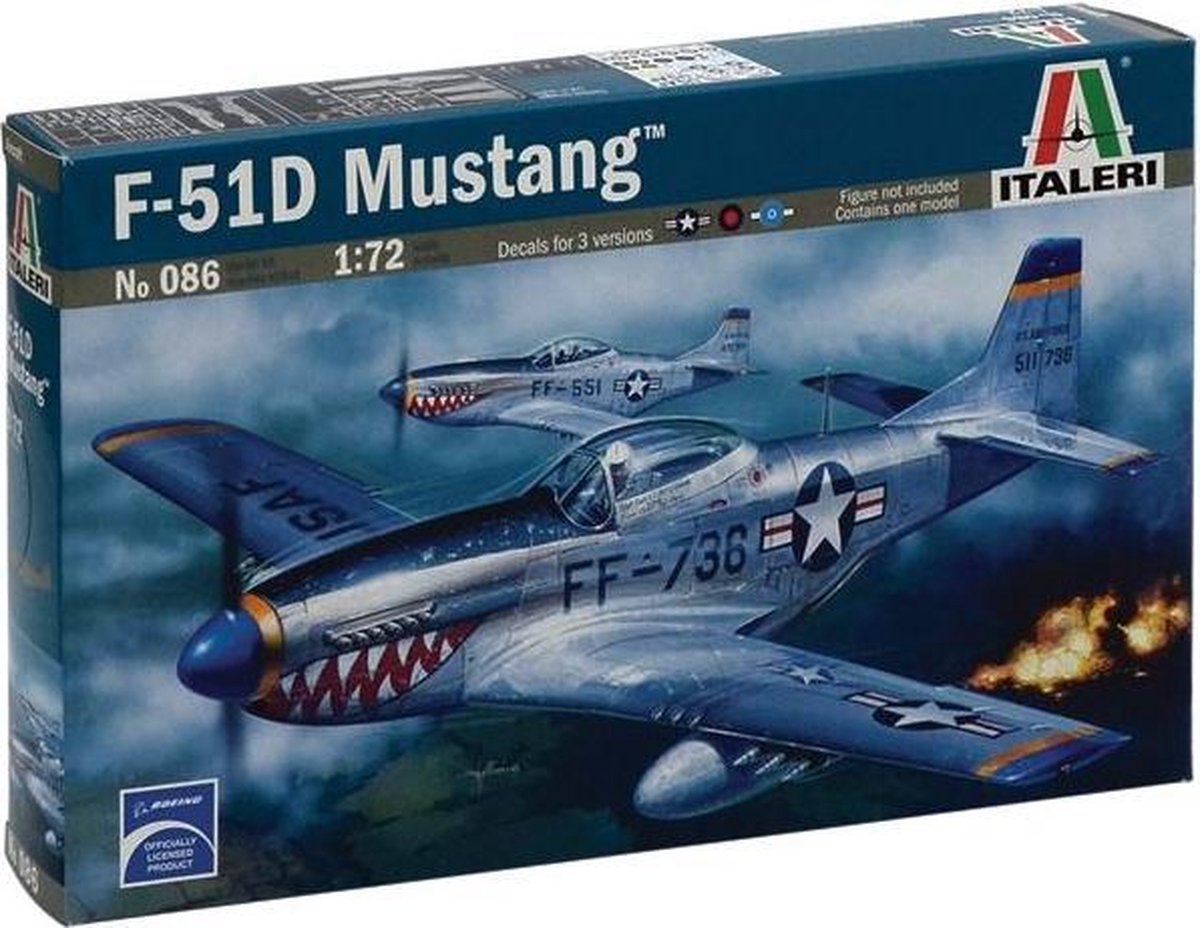 Italeri - F51d Mustang 1:72 (Ita0086s)