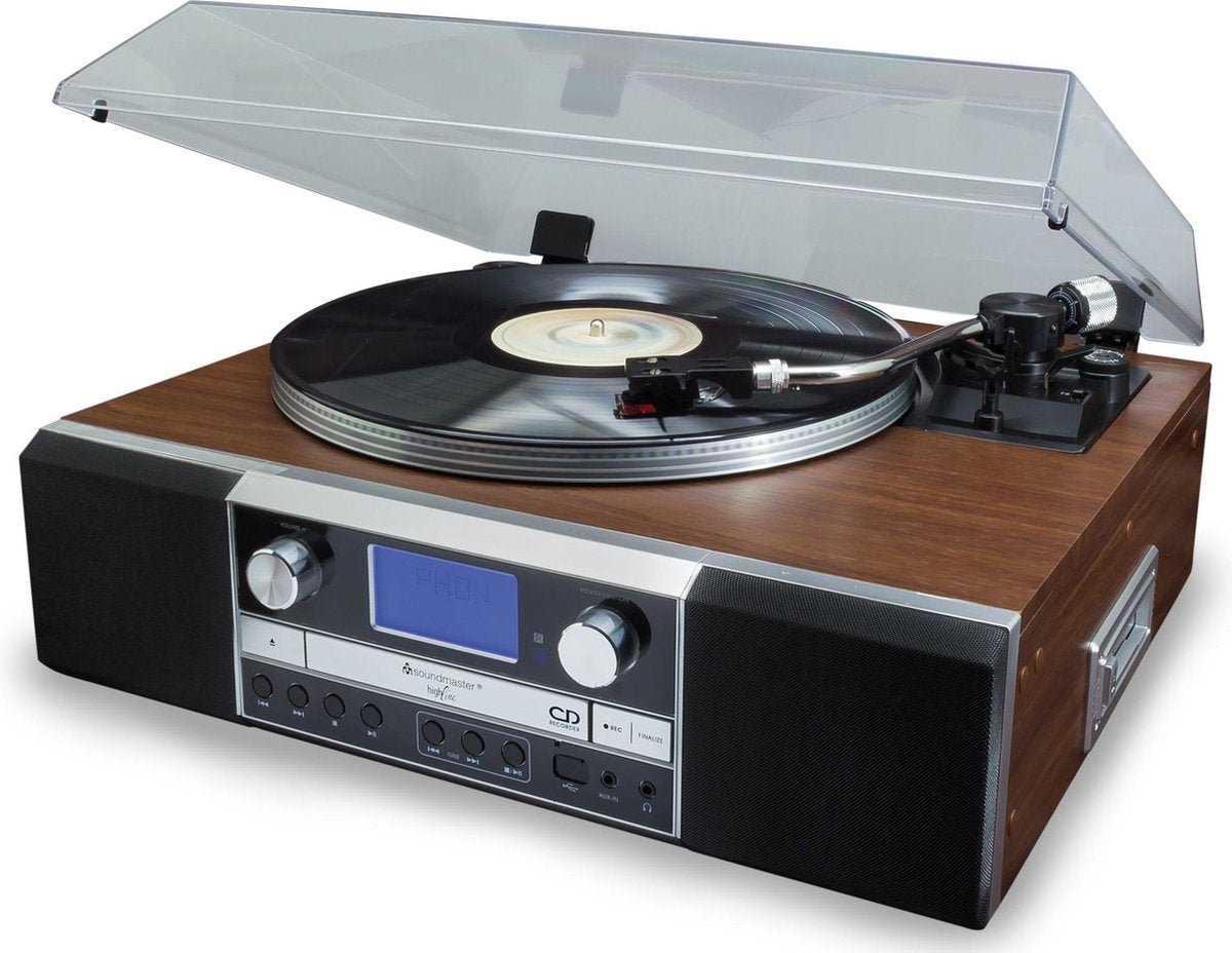 Soundmaster PL905 Muziek Center met CD brander en cassette