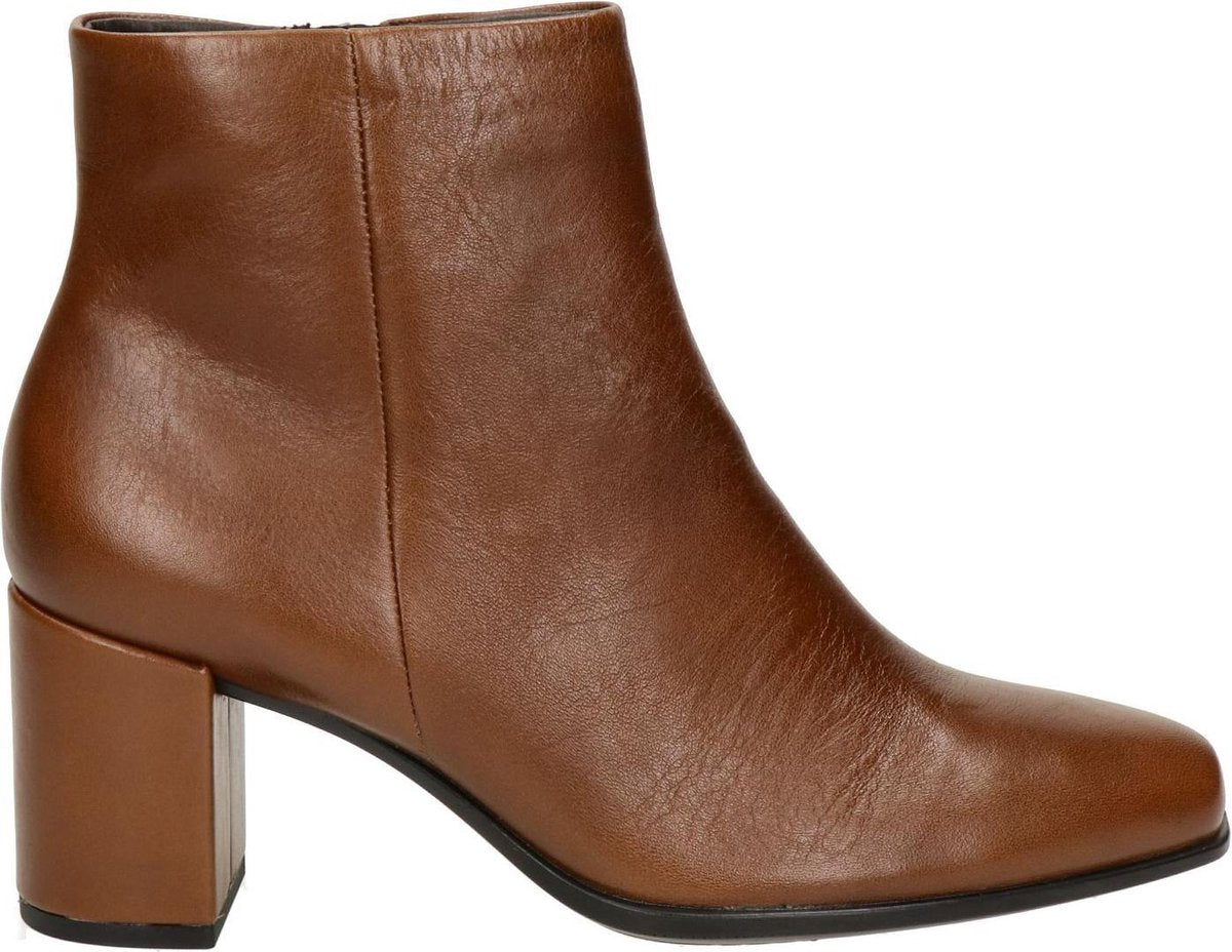 Ecco Shape 60 squared dames boot - Cognac - Maat 37