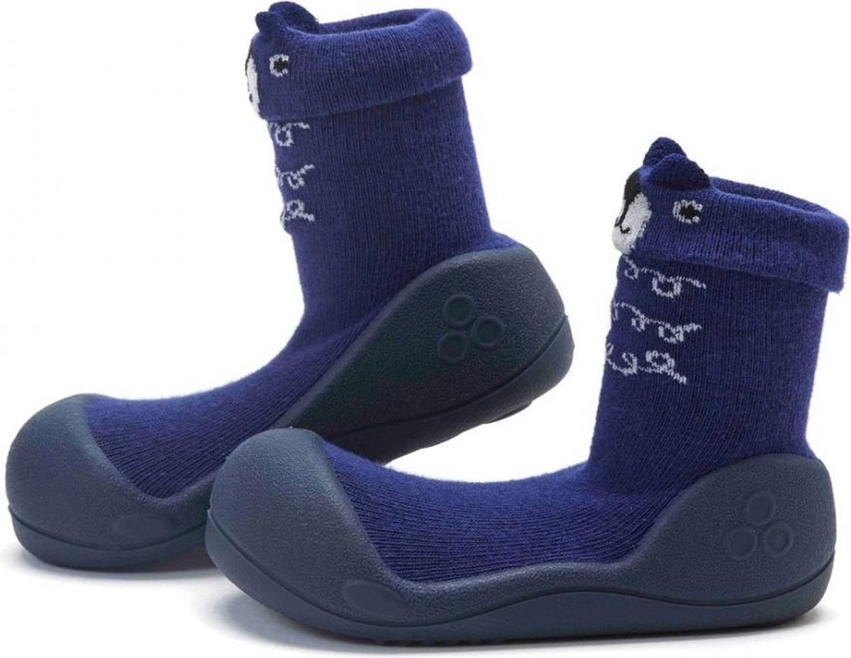 Attipas babyschoentje Bear navy Antislip maat 20 