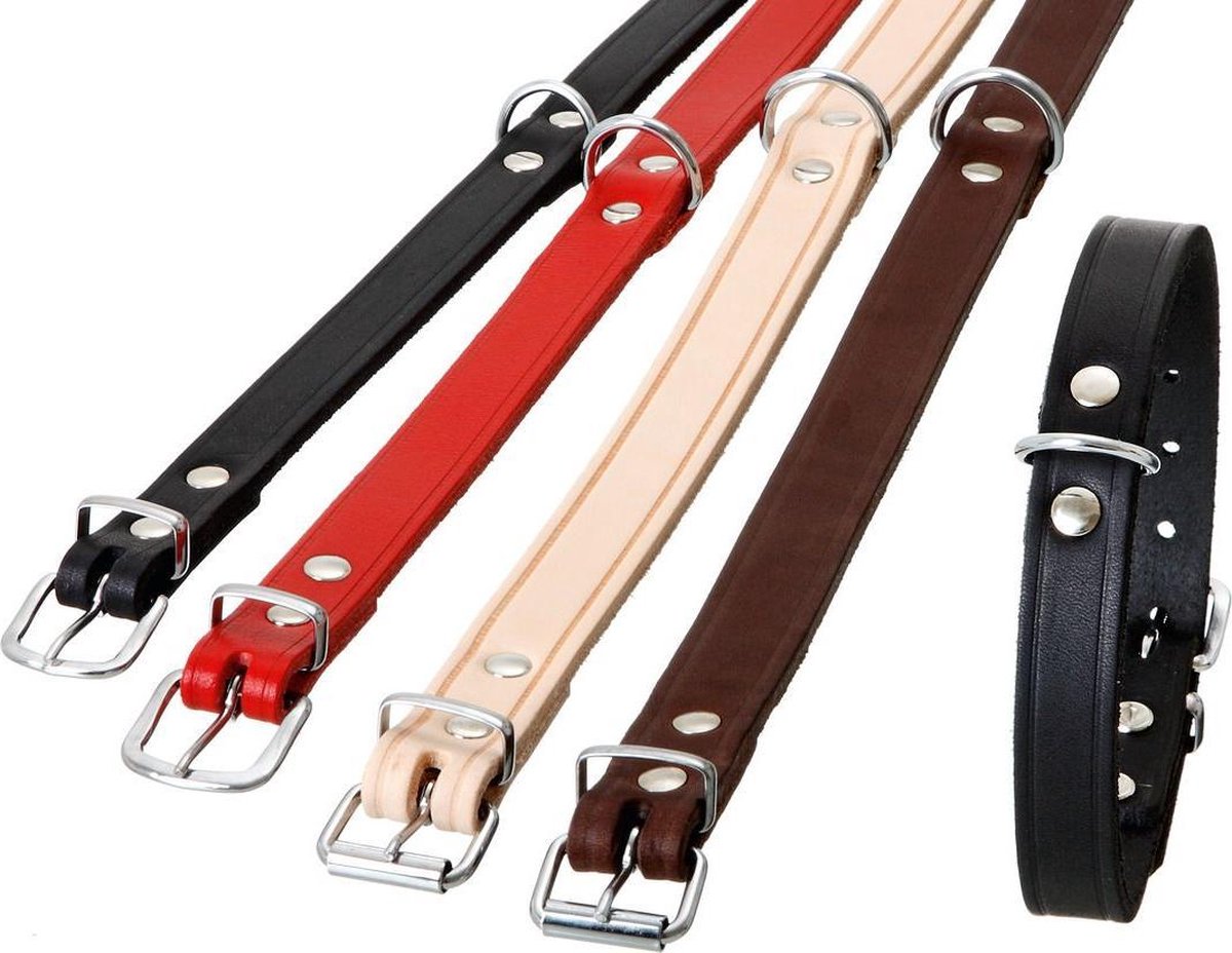 Collar rondo 24cm 10mm red verst/adj 16-19cm