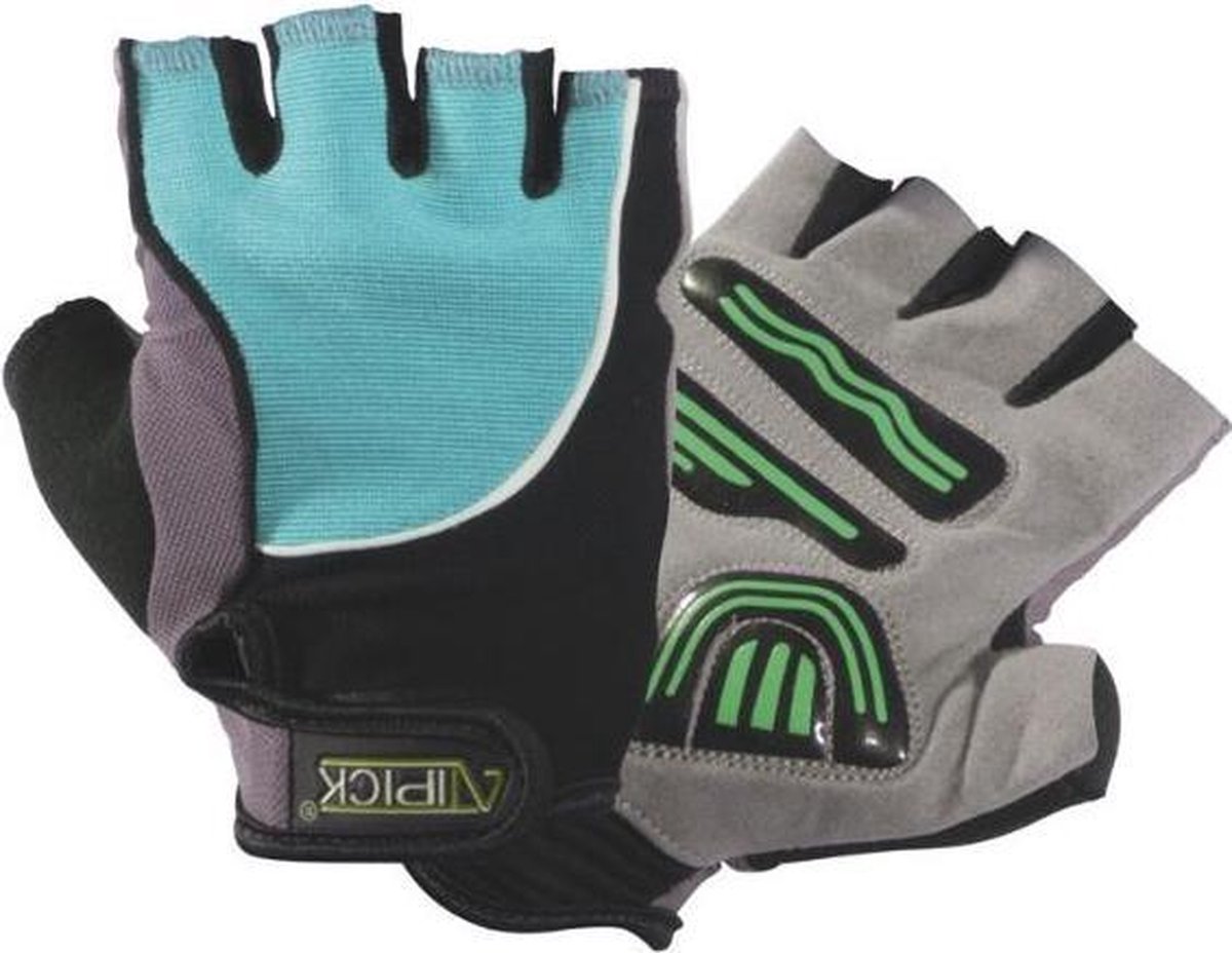 Atipick Fitness-handschoenen Tono Elastaan/katoen Aqua Maat Xs