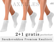 2+1 gratis sneakersokken in BIO-katoen (geschenkset)
