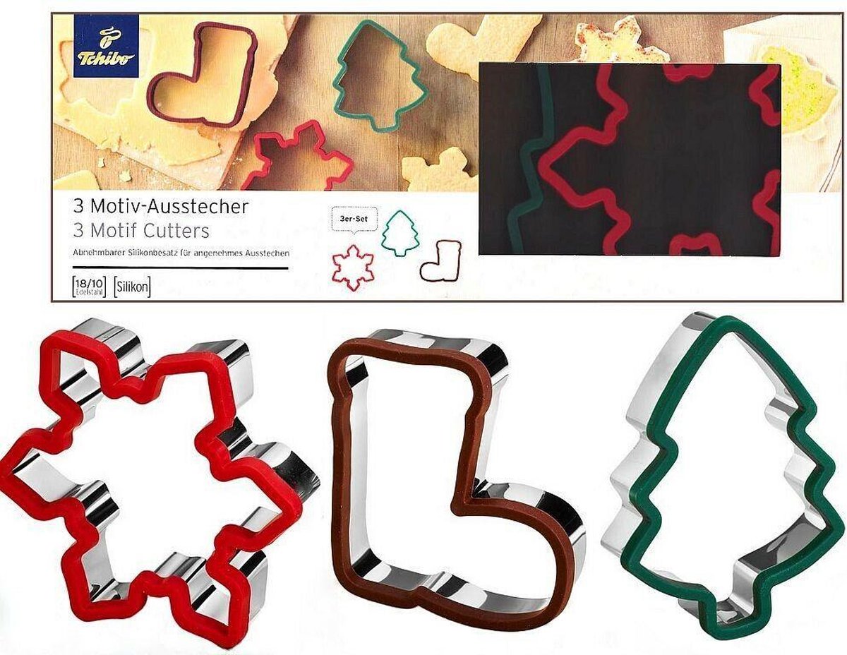 Kerst koekvormpjes - kerst uitstekers - uitsteekvorm kerst - kerstboom - ster en kerstlaars
