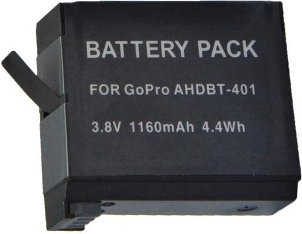 Premium kwaliteit batterij geschikt voor GoPro Hero 4 | 1160mAh | 3.8V