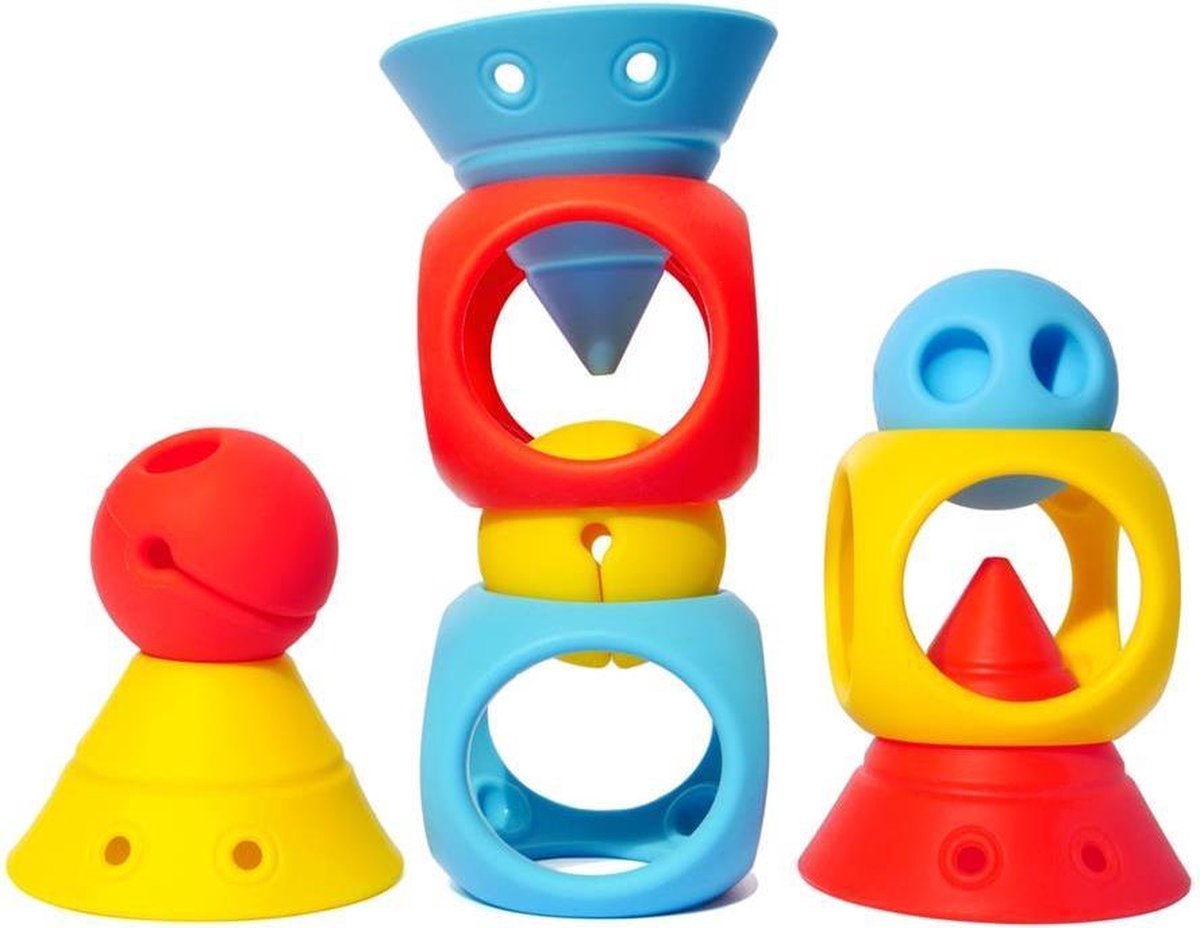 BUILDING GENIUS: set van 9pcs mix van HIX