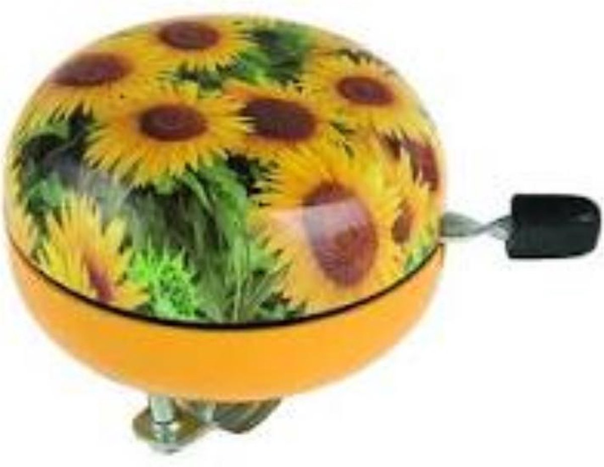 Fietsbel Ding-Dong ø80mm - Zonnebloem Geel