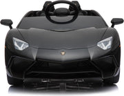 Elektrische Kinderauto Lamborghini Aventador SV Zwart 12V Met Afstandsbediening
