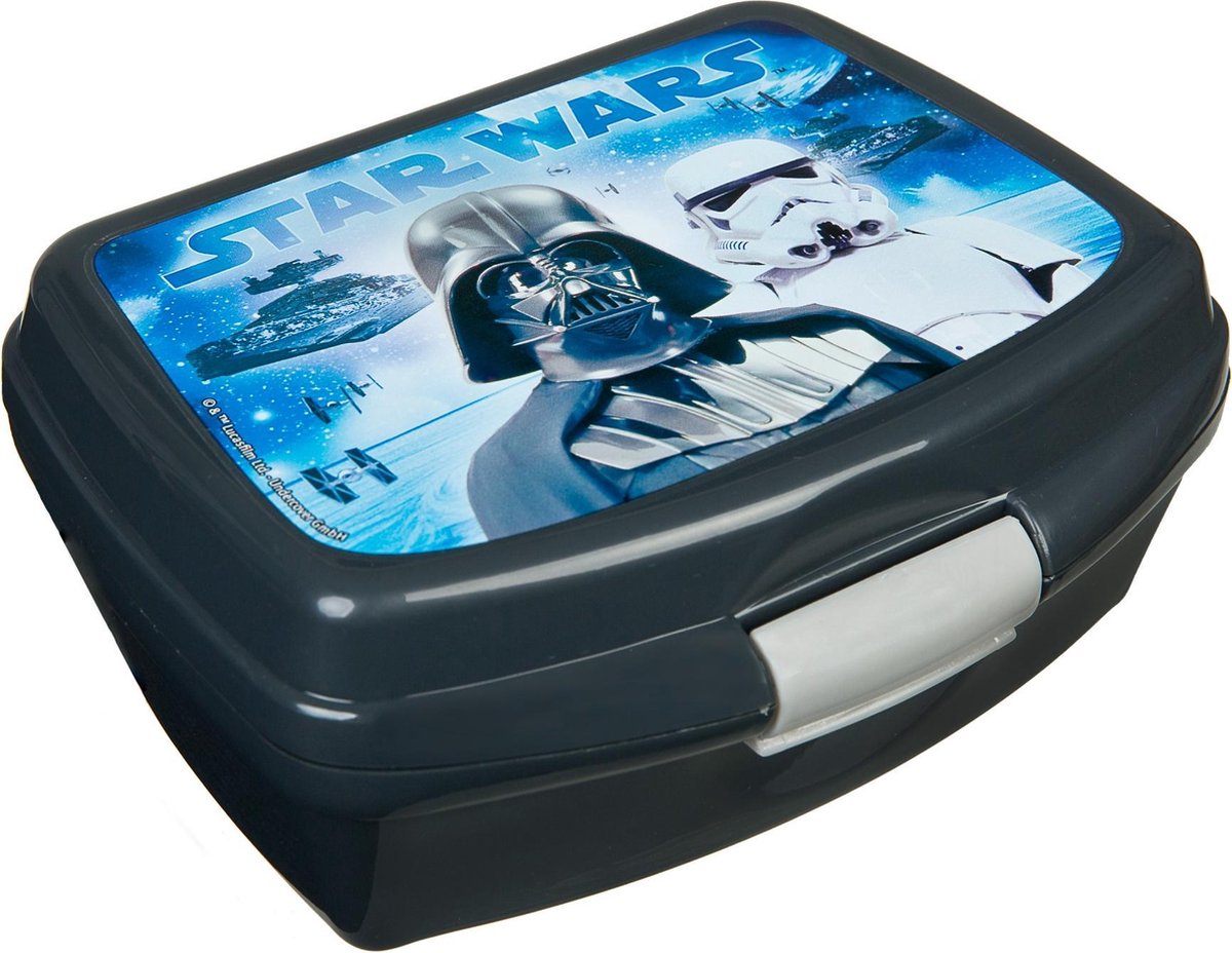 Star Wars brooddoos - grijs - blauw