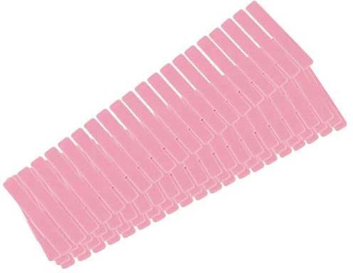 Doodadeals® Ladeverdeler | Lade Organizer | Ladeverdeler Verstelbaar | Ladeverdeler Badkamer | Lade Indeling | Verstelbare Ladeverdeler | Roze | 31 x 7 cm | 4 stuks