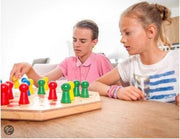 Longfield - Ludo Jumbo XXL 50cm - hout dubbel 4 of 6 spelers