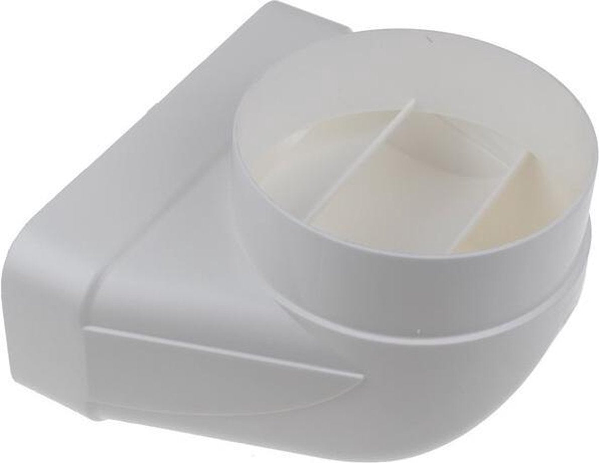 Novy 906405 hoek adapter voor vlak kanaal met luchtgeleiders