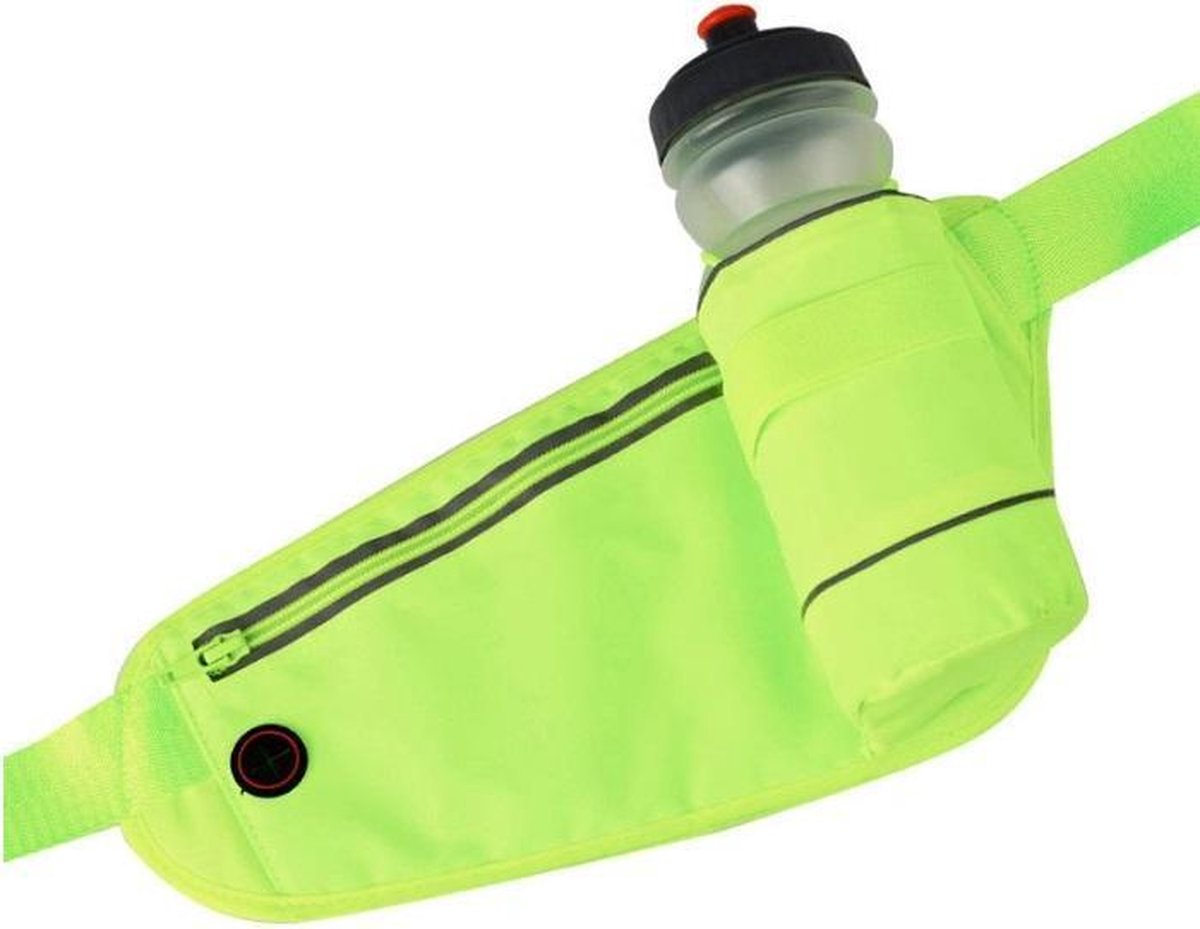 LB-441 Heuptas sport rennen waterproof smartphone riem fleshouder Heup band - Hardloopband Telefoon - Sportband - Hardloop Riem - Groen