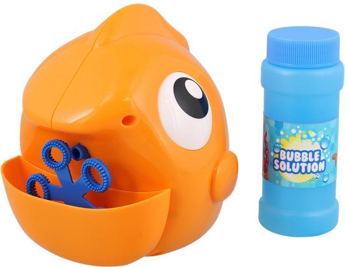 Bubble - bellenblaasmachine - vis - inclusief bellenblaas 50 ml
