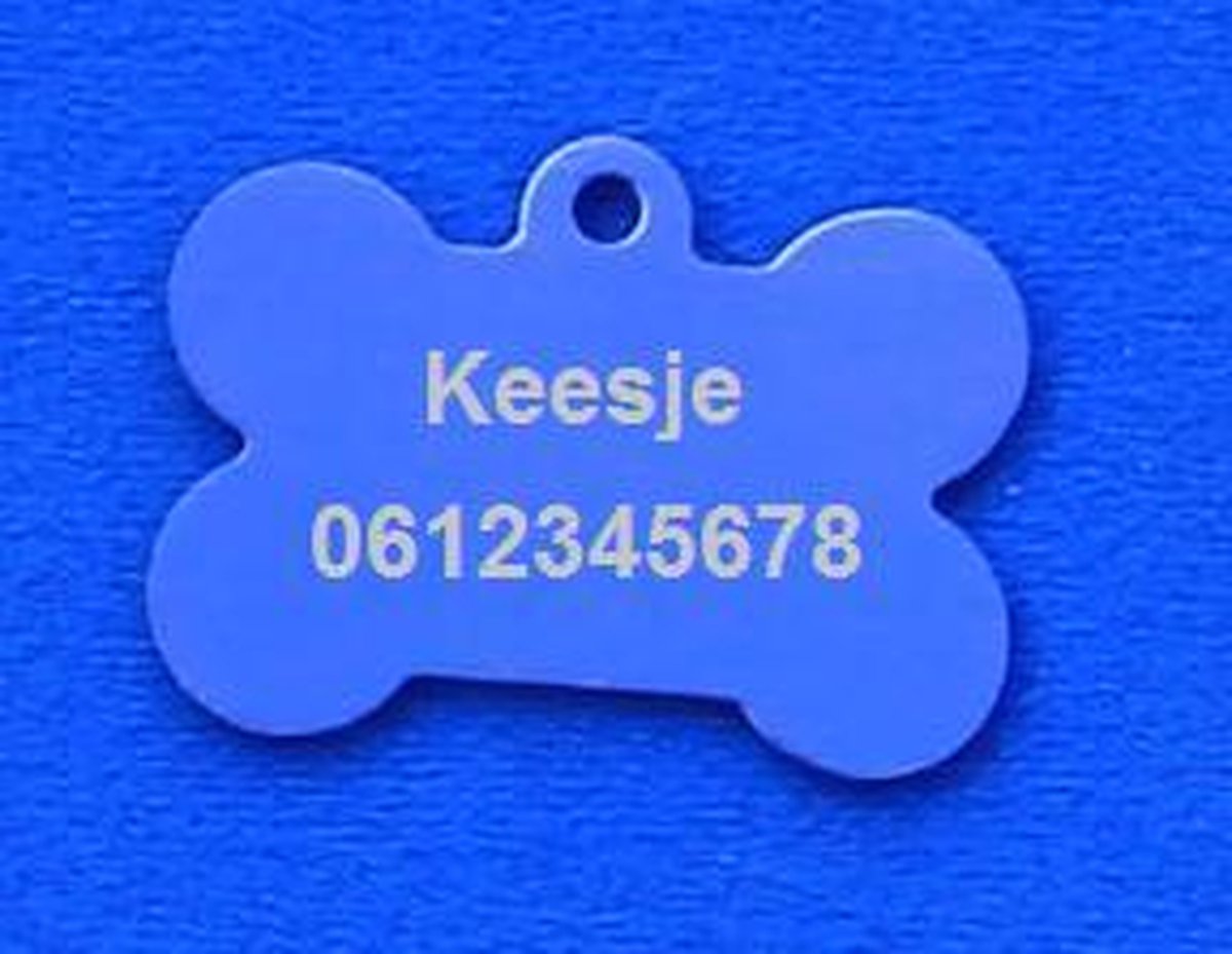 CombiCraft Penning / Hondenpenning Bot Blauw - Medium