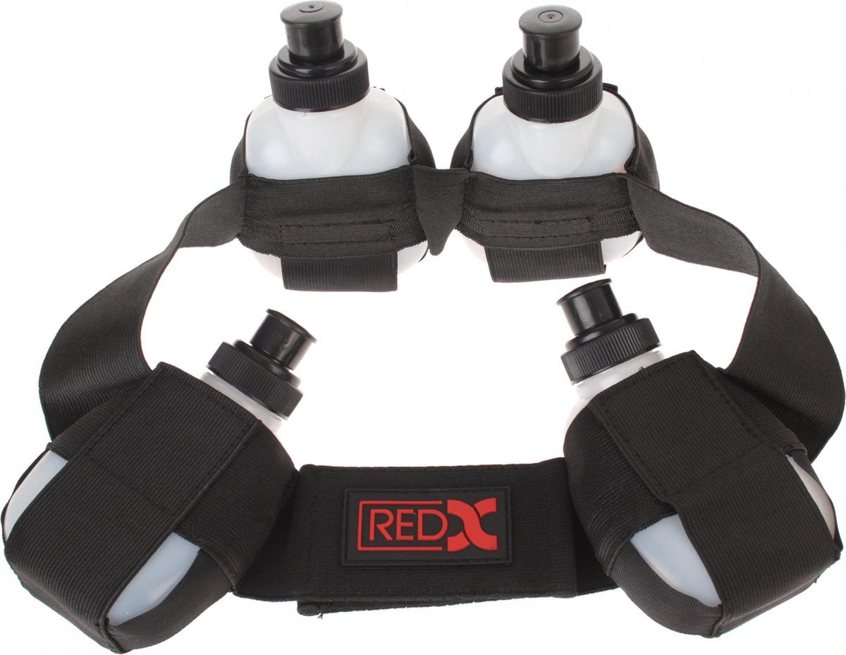 Red-x Bidonriem Voor 4 Bidons Zwart Maat L