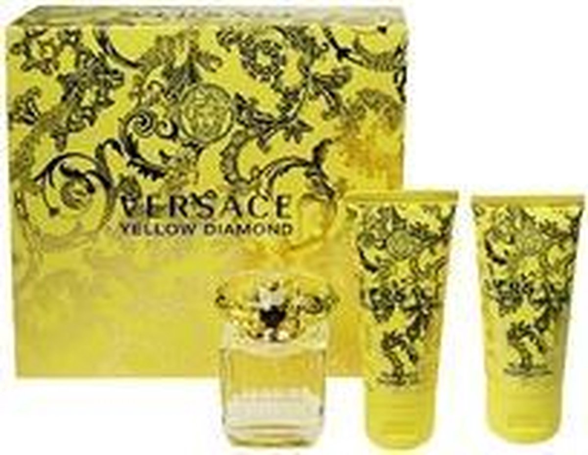 Versace - Yellow Diamond - Giftset - EdT 50 ml + Sg 50 ml + Bl 50 ml (woman)