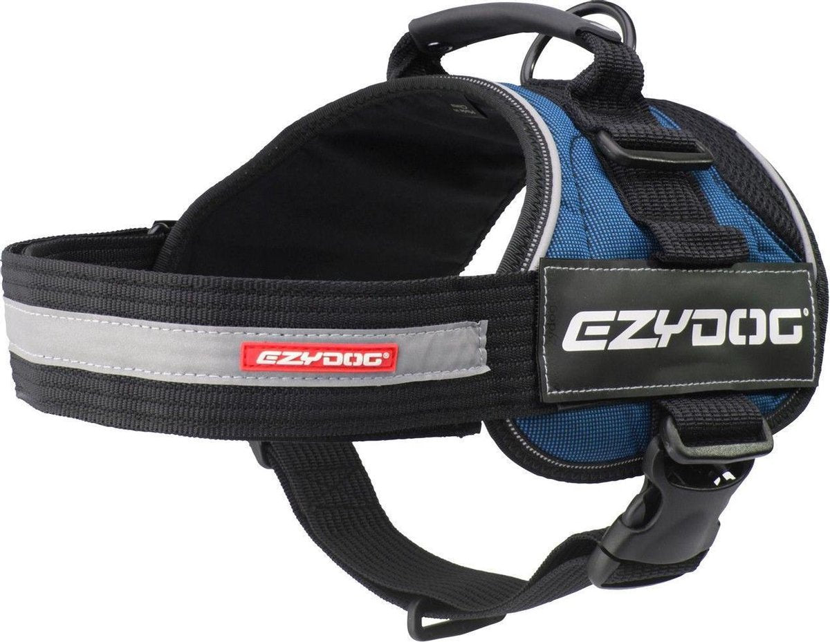 EzyDog Convert - Hondenharnas (52-66cm) - Blauw - S