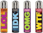 Clipper Aansteker - WOW Sentences - 4 stuks