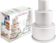 Scrapcooking - Stapeltaart Bakvormen - Set/3 - Aluminium - Ø10 - Ø12