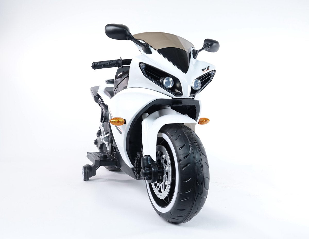 Yamaha R1 Elektrische kindermotor Wit