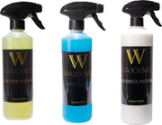Waxximo Leather Matt VOORDEELSET - Interieur reiniger auto - leer reiniger - vlekken verwijderraar - Cockpitspray mat - Glas reiniger - Dashboard schoonmaken - Leder bekleding reinigen