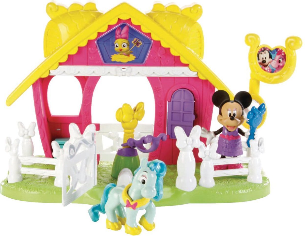 Fisher-Price Minnie's Spring & Speel Ponystal - Speelfigurenset