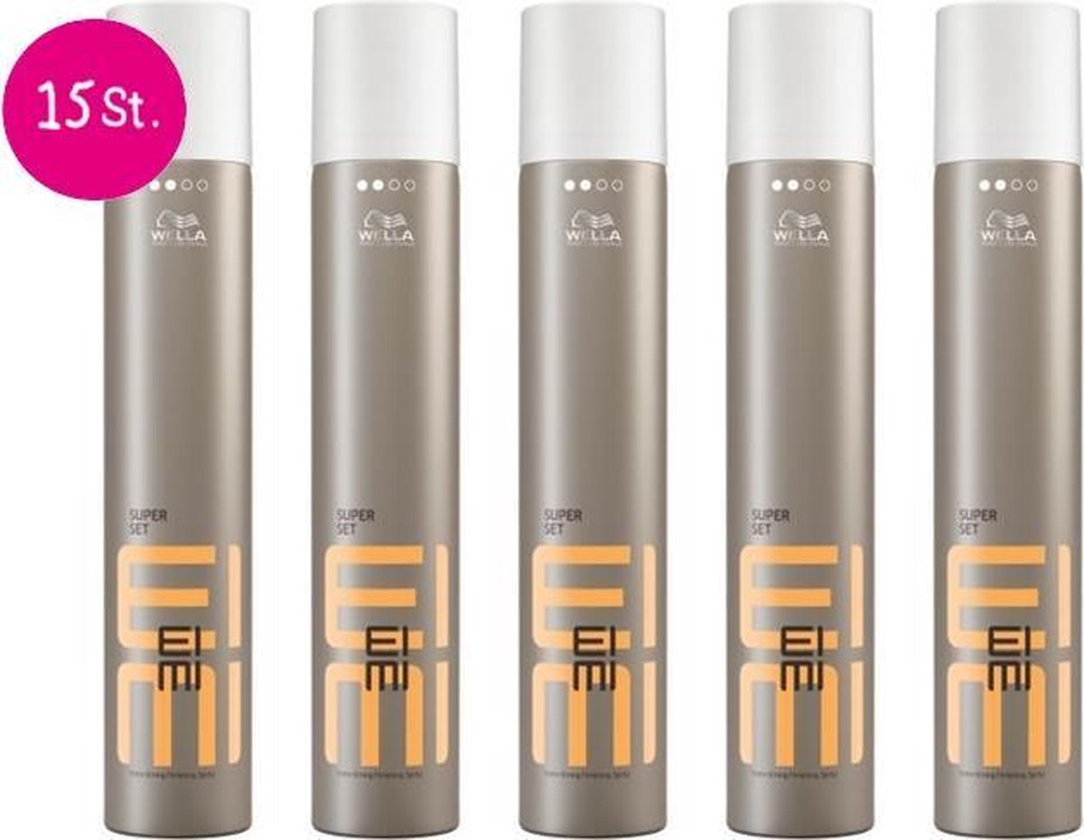 15x Wella EIMI Super Set Haarlak 500ml