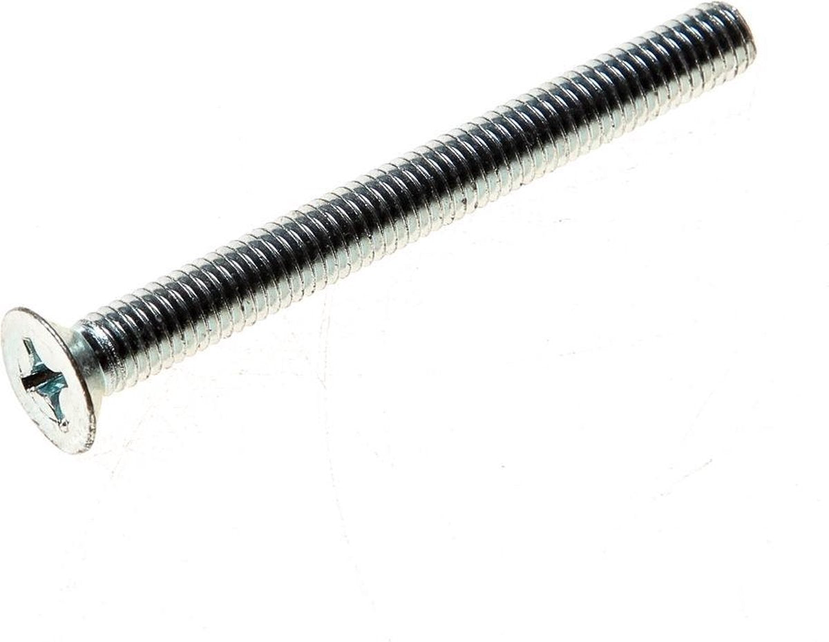Kelfort Metaalschroef platverzonken kop phillips verzinkt 48 m6 x 10mm