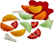 Haba Ravioli Junior Polyester Rood/oranje/groen 19-delig