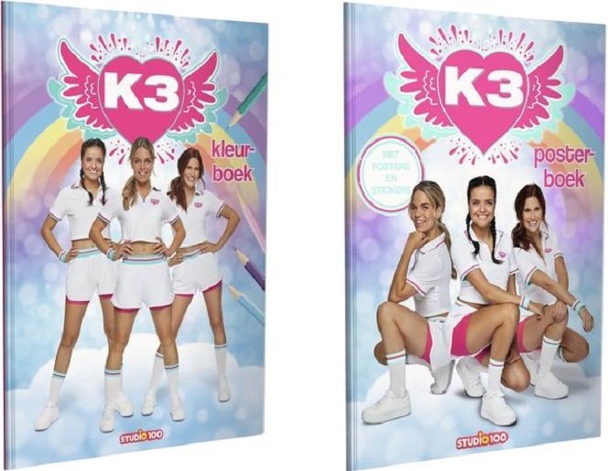 K3 Voordeelset Kleurboek & Posterboek - Studio 100 - Dromen