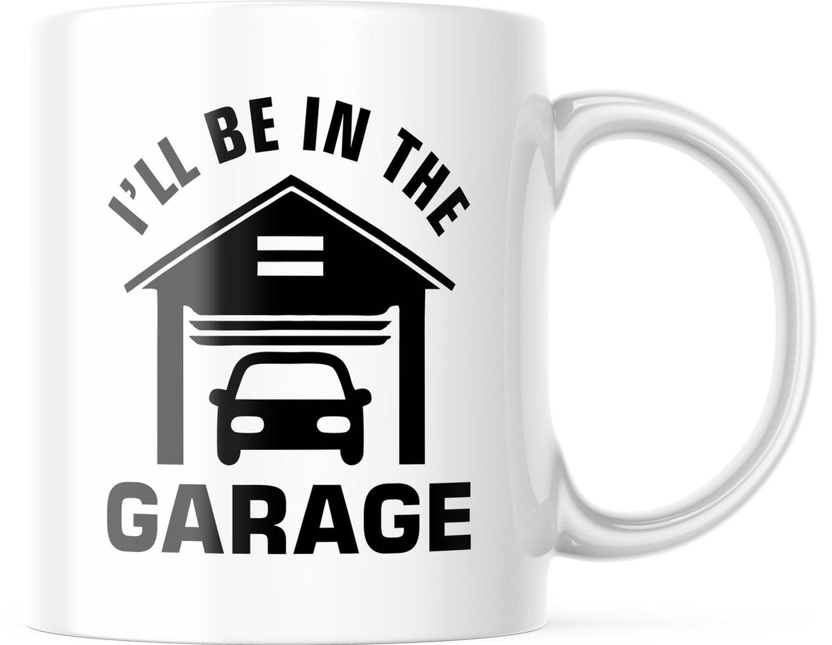 Vaderdag Mok I'll be in the garage