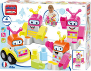 écoiffier Maxi Abrick: Bouwblokken Robotfiguren 4-delig