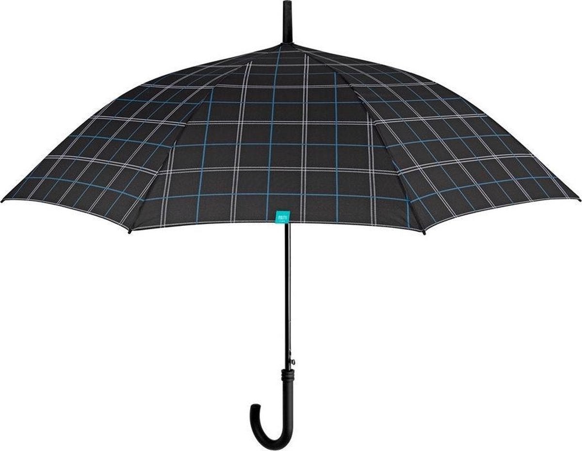 Perletti Golfparaplu Automatisch Heren 116 Cm Microvezel Zwart