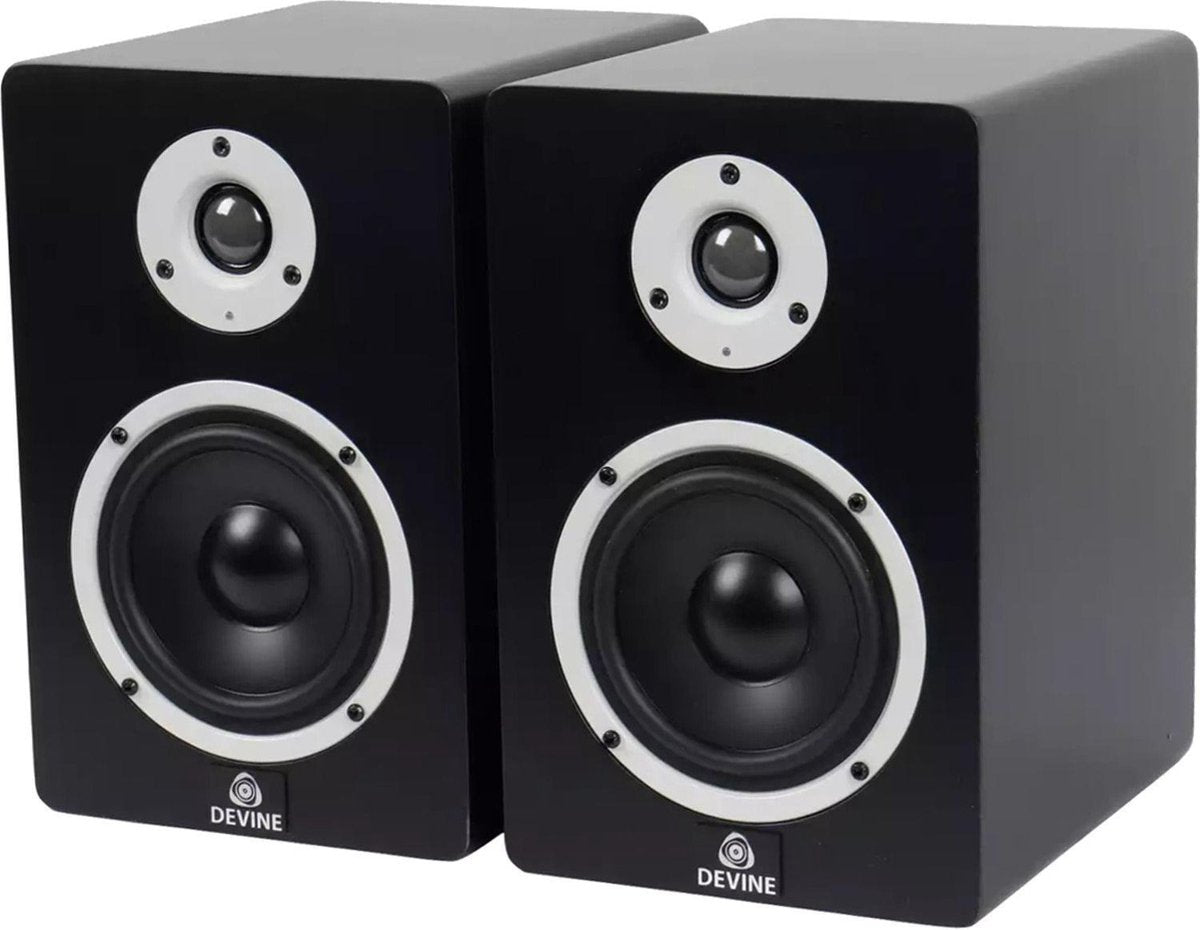 Met de Devine MR-5A studiomonitoren geef je je nieuwe studio meteen een goede start. Voor een niet zo overdreven investering kun je het mixen leren