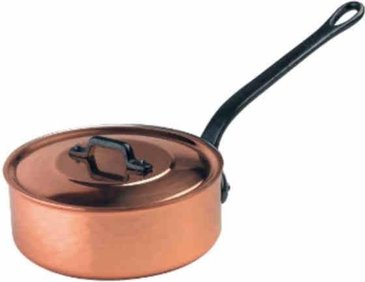 Baumalu koperen hapjespan / sauteerpan Ø 24 cm incl. deksel