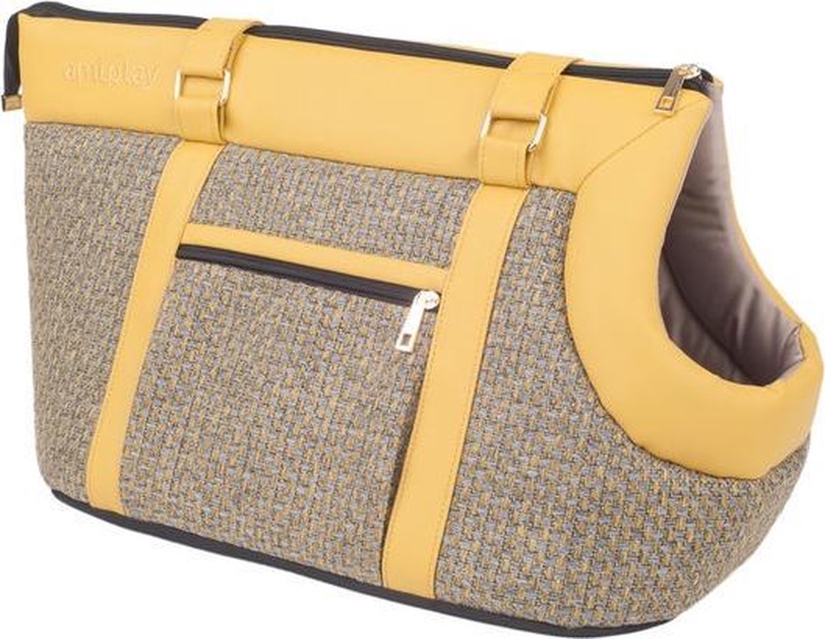 Draagtas Morgan S  Geel 35x21x24 cm