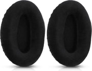 kwmobile 2x fluwelen oorkussens voor Sennheiser HD600 / HD650 / HD545 / HD580 koptelefoons - Kussens voor over-ear-koptelefoon in zwart