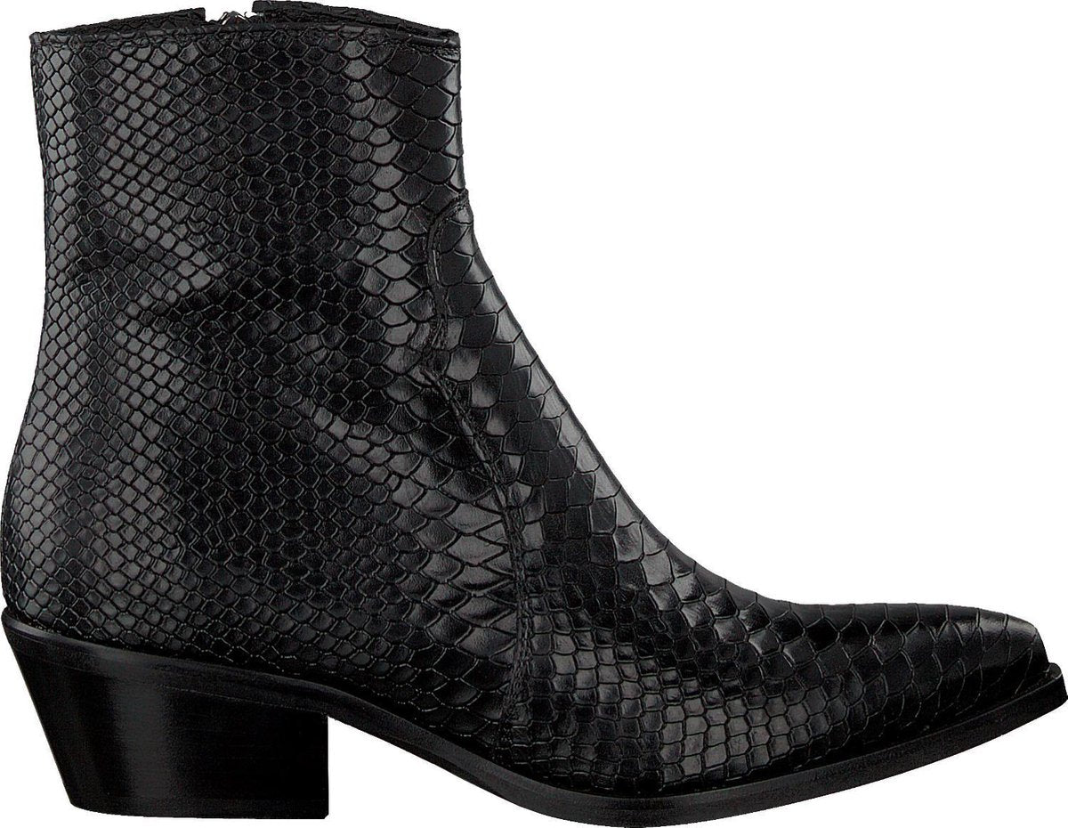 Notre-V 05a-202 Enkellaarsjes - Enkelboots - Dames - Zwart - Maat 41