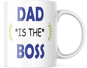 Vaderdag Mok Dad is the boss