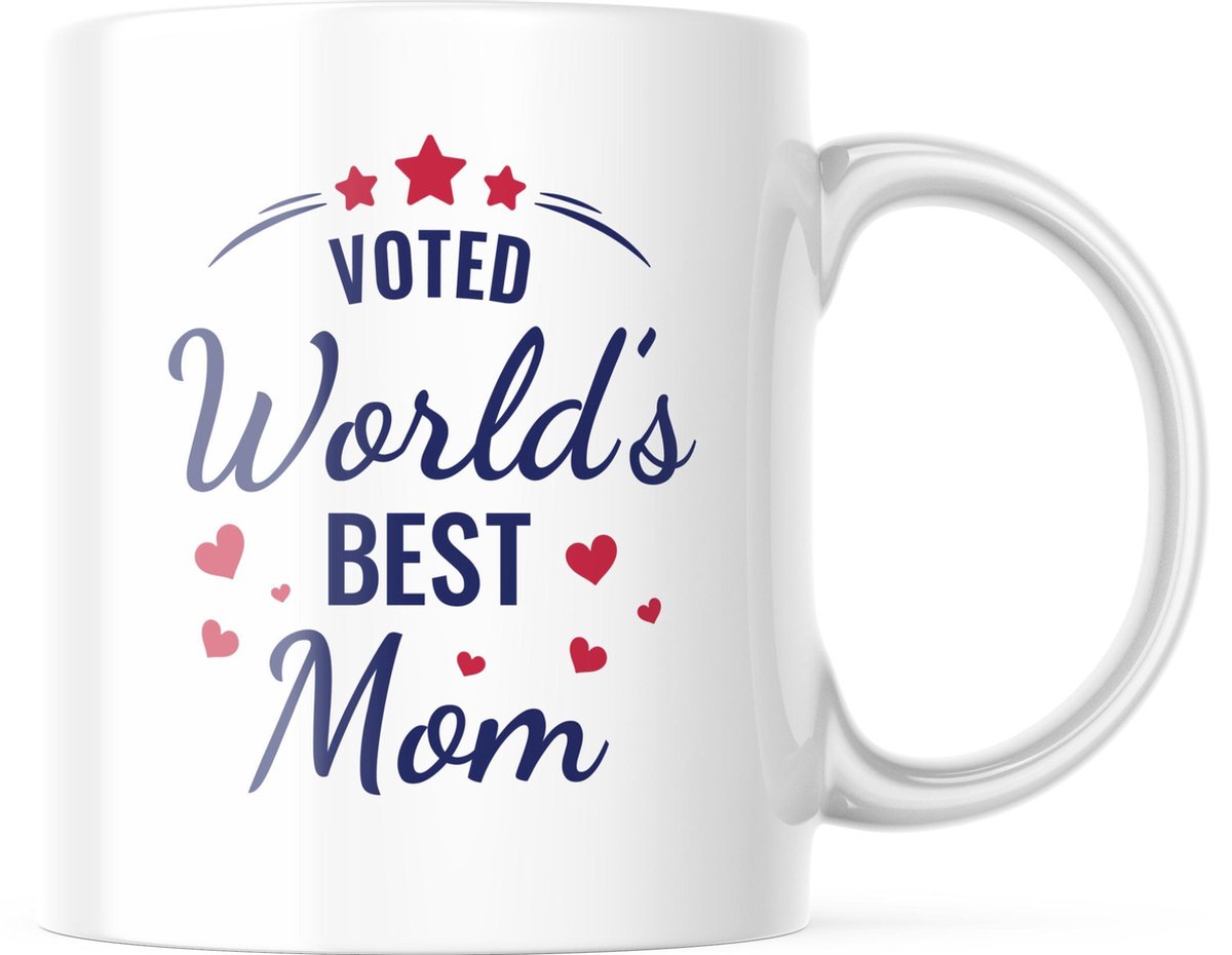 Moederdag Mok Voted World's Best Mom