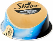 Sheba Luxe Menu - Tonijn en Oceaanvis in Saus - Kattenvoer - 12 x 80gr