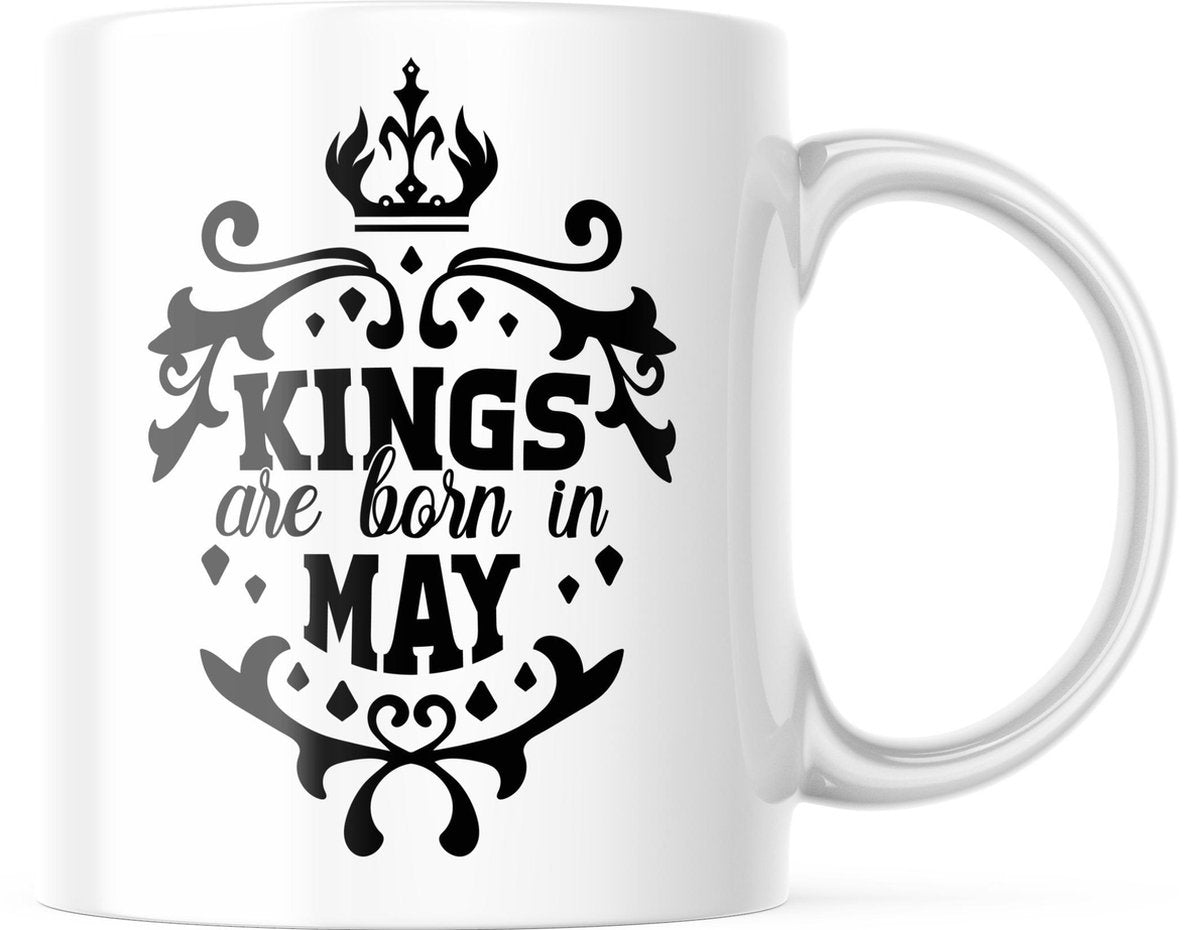 Verjaardag Mok Kings are born in may