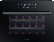 Temptech SOMZ45SB - inbouw wijnkoelkast - 24 flessen - 1 zone