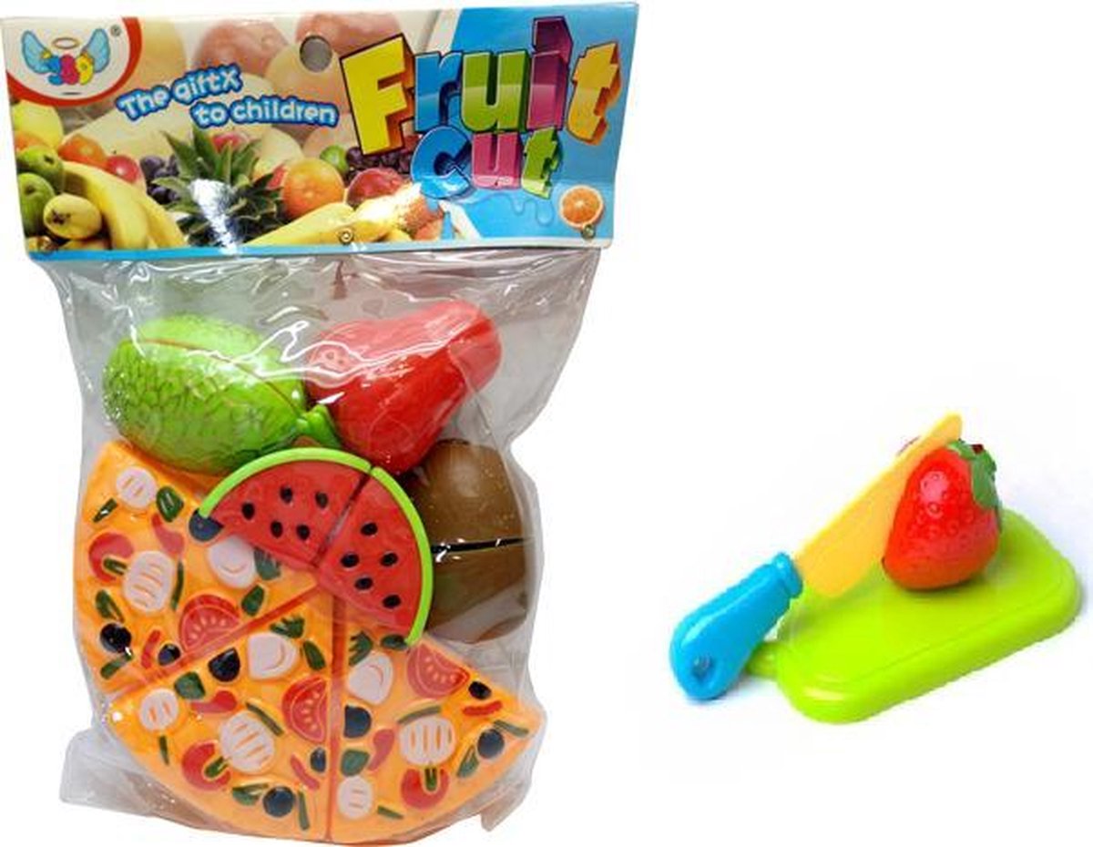 Speelgoed Fruit En Groente Kunststof Plastic Voor Kinderen Jongens En Meisjes | Keuken Accessoires 9-Delig Voor Picknick