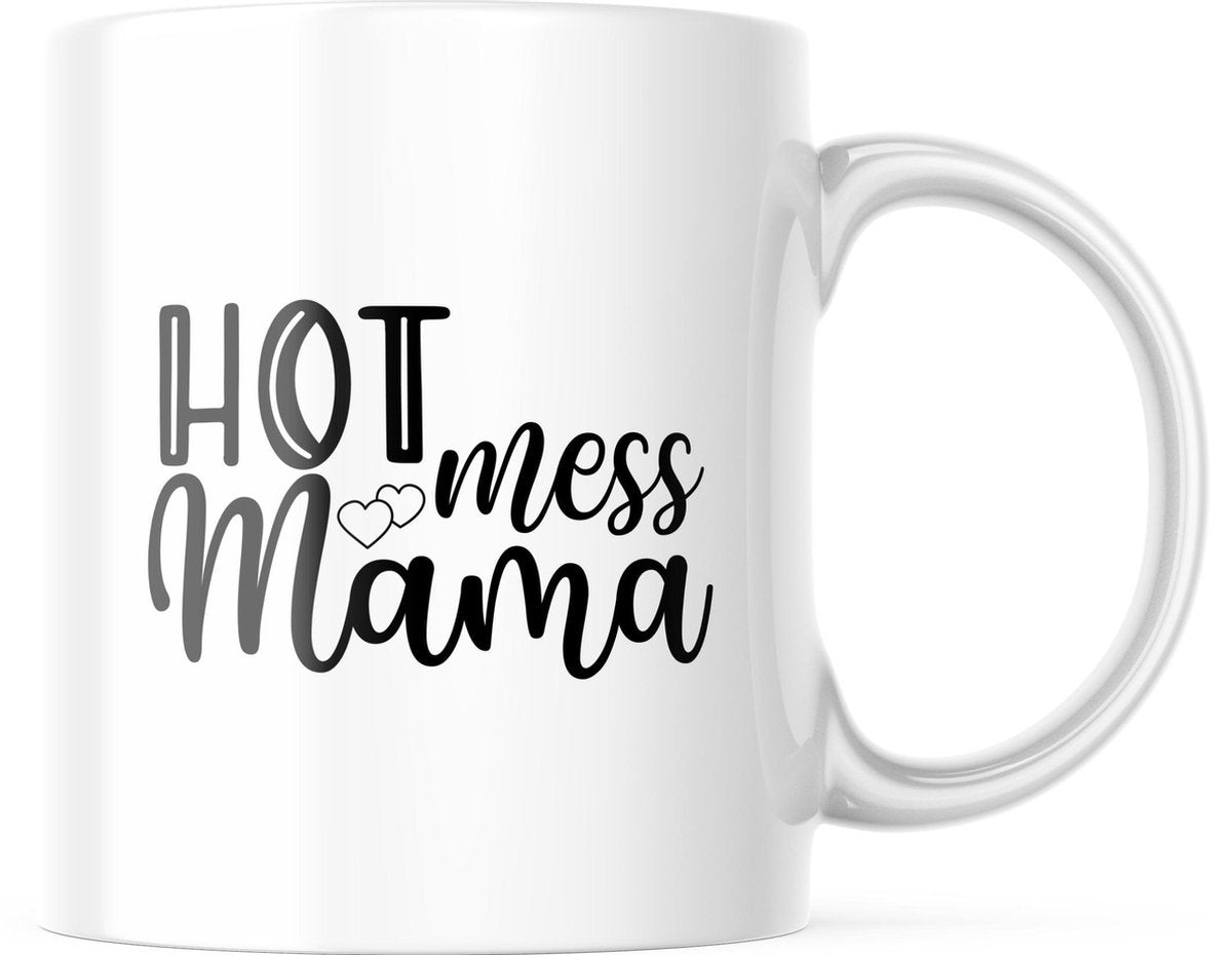 Moederdag Mok hot mess mama