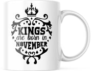Verjaardag Mok Kings are born in november