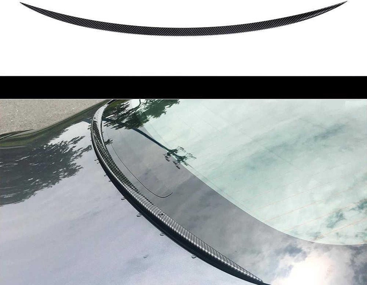 Tesla Model 3 Anti-Regenspoiler Achterruit Carbon Auto Exterieur Accessoires Nederland en België